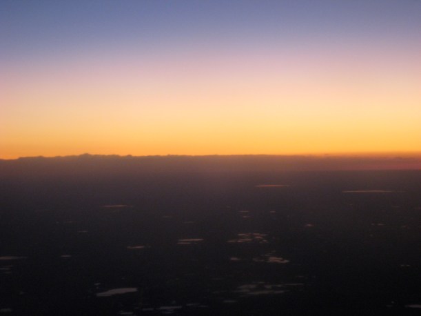 earth meeting the morning