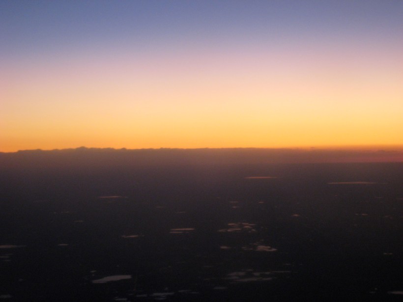 earth meeting the morning