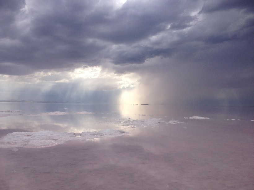 storm on the Great Salt Lake